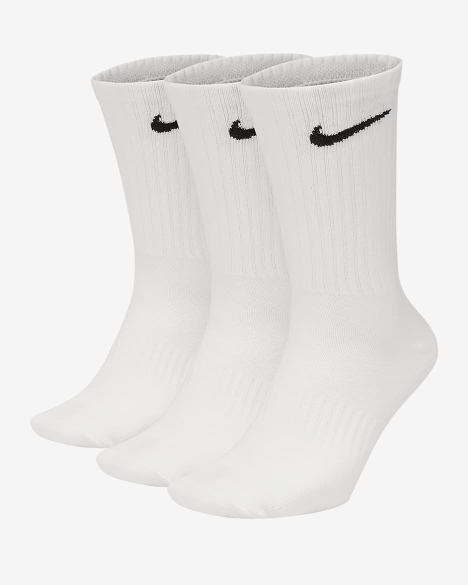 Nike training crew sox ( white) 2 pairs